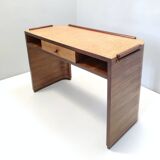Art Deco Walnut, Birch and Beech Writing Desk, Brianza, Italy
