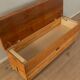 Unique storage chest as a storage cabinet and bench.