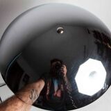 Liner lamp 1980 wood and chrome