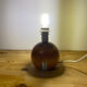 Vintage wooden ball lamp