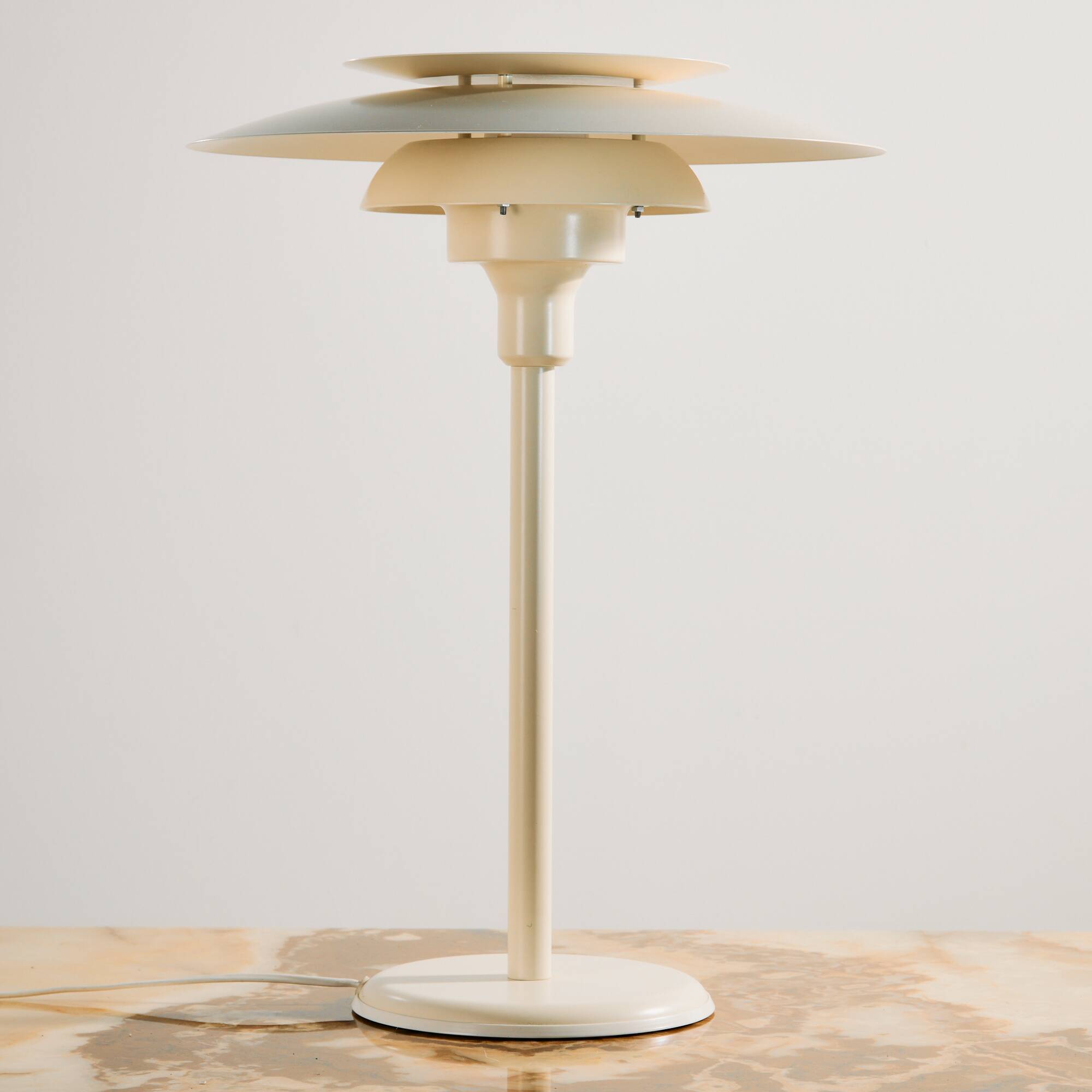 Danish table lamp with three shades