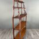 Large Carved Mahogany Shelf, 19th Century