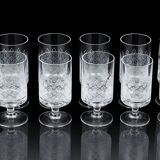 9 verres à liqueur motif Romance de Rosenthal