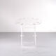 Lucite tray table, france, 1970s
