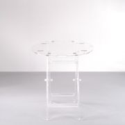 Table lucite, France, années 1970