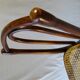 Chaise bistrot  Thonet N°118 pieds compas 1895, cannée