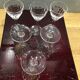 Série de 6 verres à digestif anciens et gravés