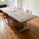 Monastery table - sun - in solid old oak - length 375 cm