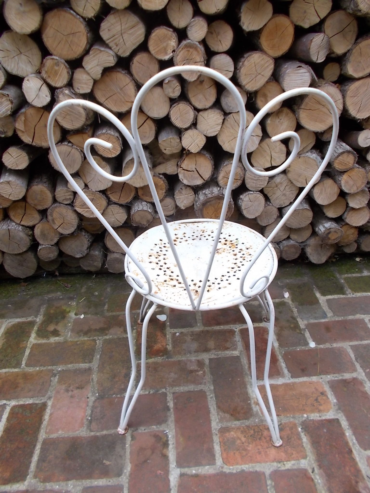 Chaise en fer forgé