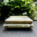 Ashtray, onyx box from the 1960s, vintage Italy.