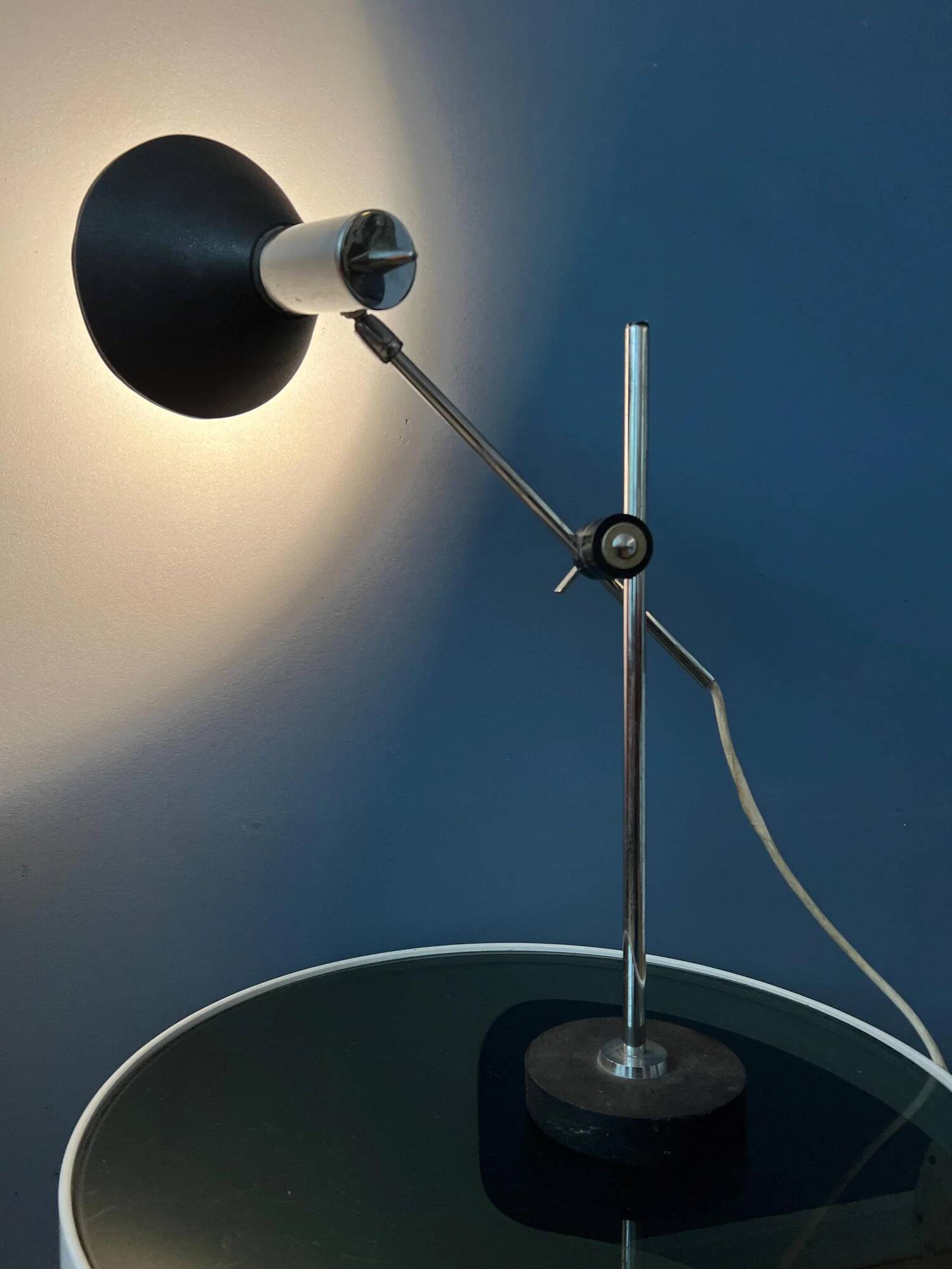 Vintage Herda mid-century adjustable desk lamp