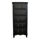 Vintage black chest of drawers
