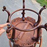 Pair of antique Chinese carved mahogany armchairs, circa 1960s