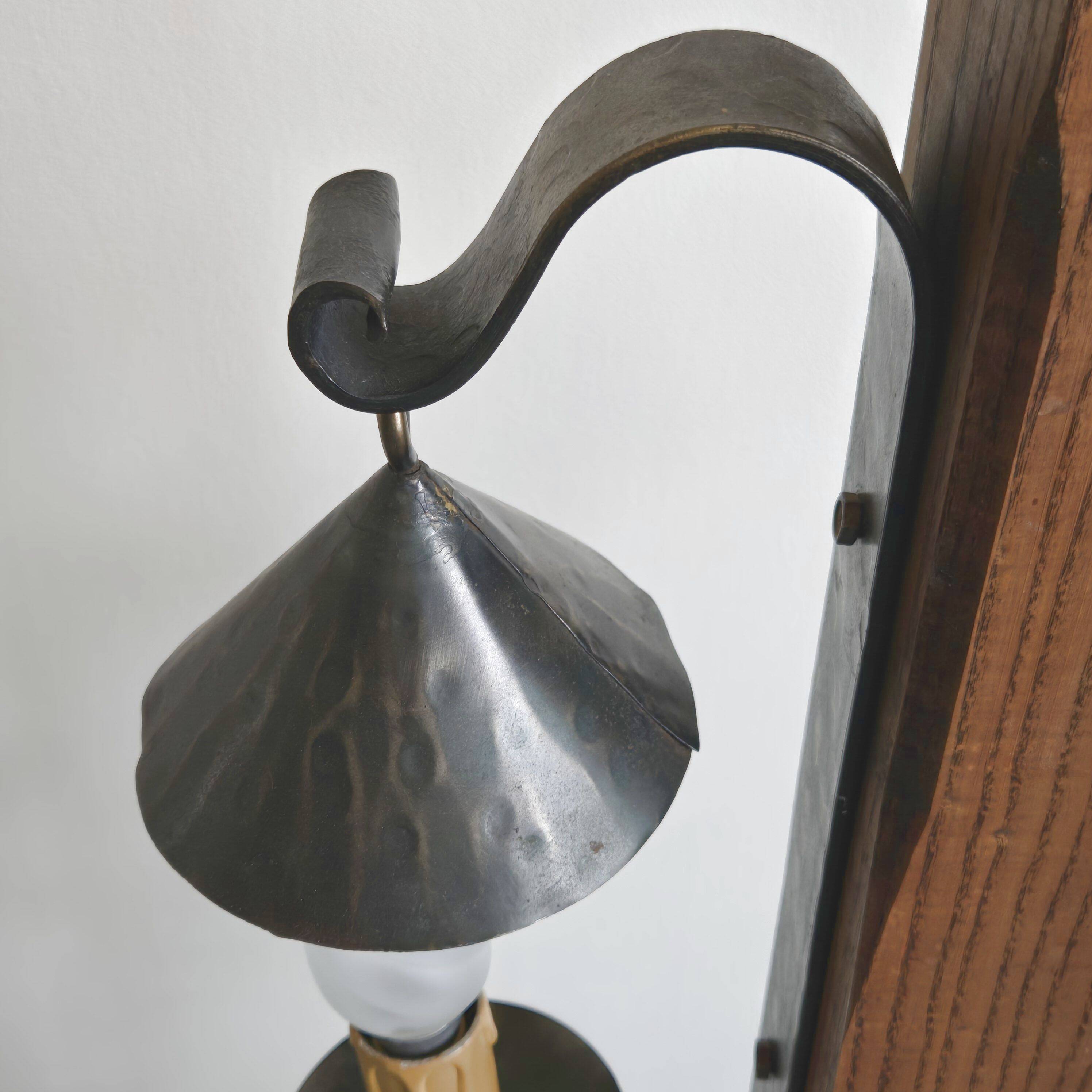 Vintage brutalist floor lamp 1970
