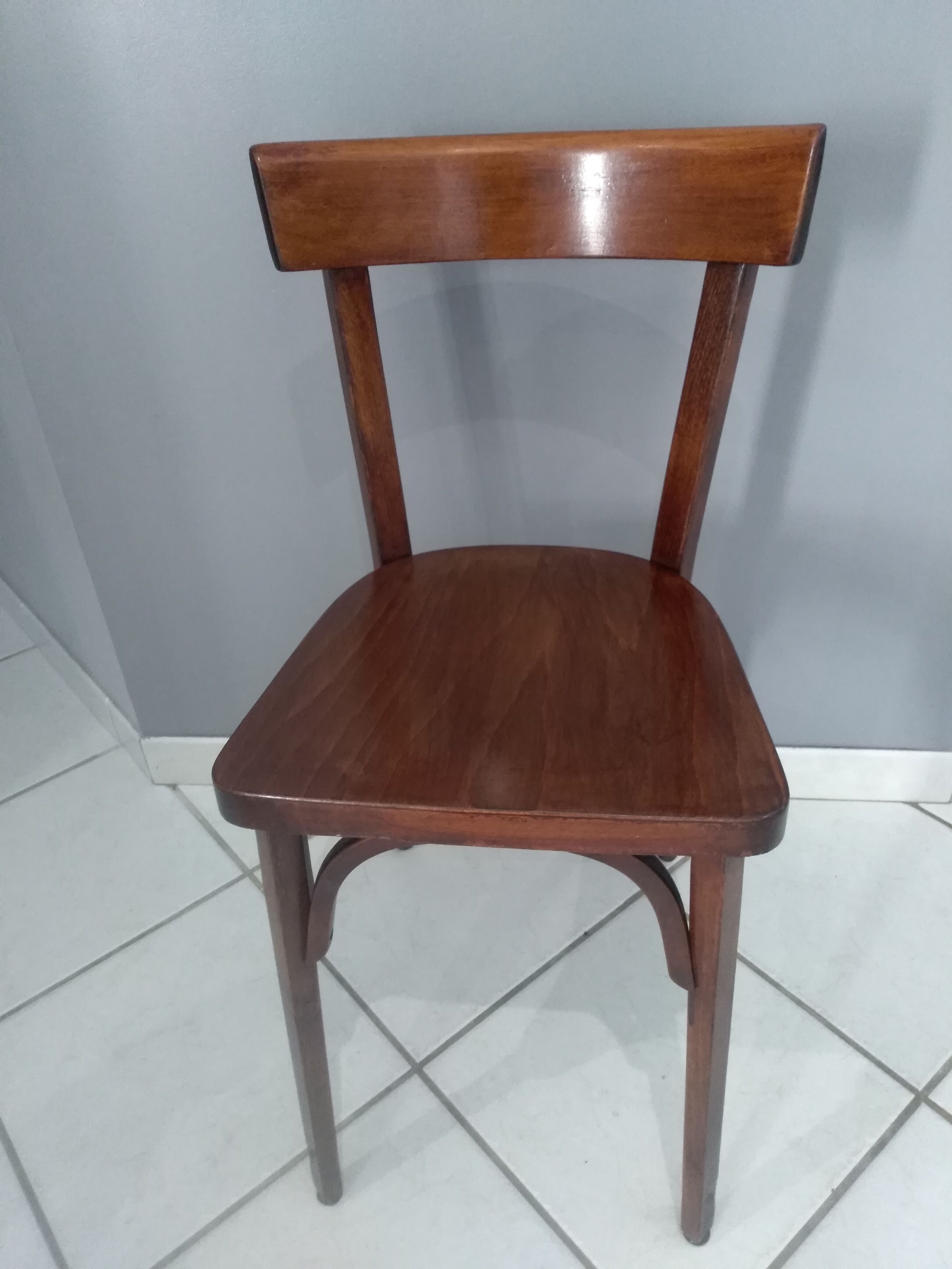 Suite of 4 Baumann bistro chairs from 1968