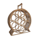 Wicker and rattan bottle holder