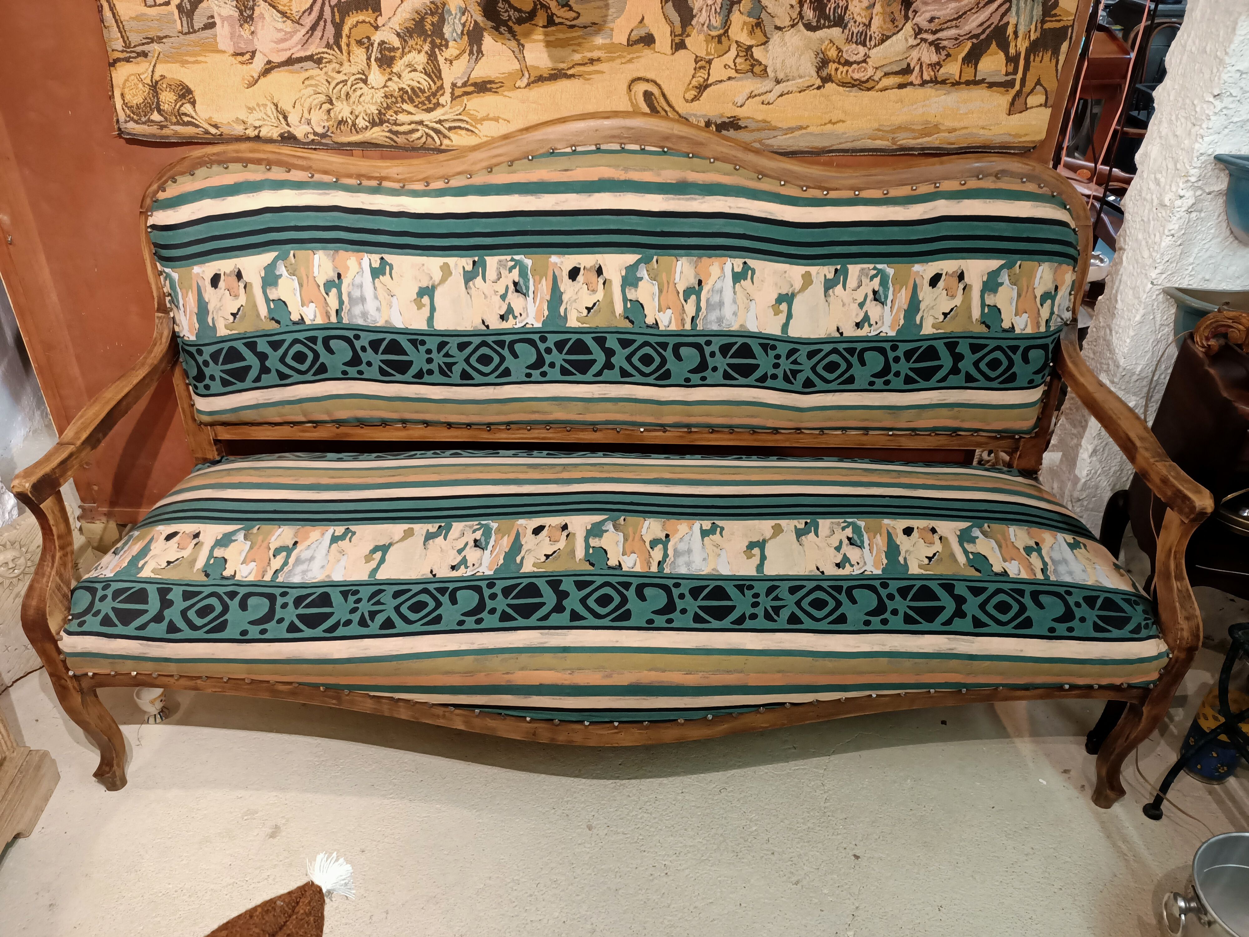 Restored Provencal bench