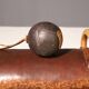 Large Vintage Leather Medicine Ball