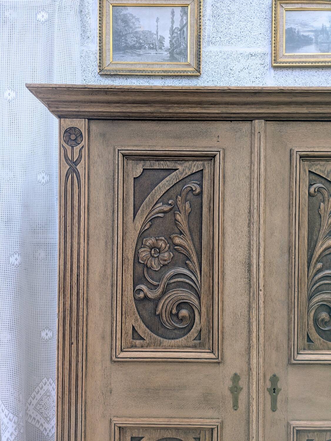 Small antique wardrobe