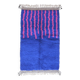 Tapis berbère en laine bleu taille 200 x 300 cm