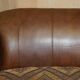 Vintage leather sofas by Thomas Lloyd with Kilim cushions.