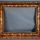 Large frame nineteenth century gilded stucco wood old gold 80x66 foliage 62x47.5 cm SB