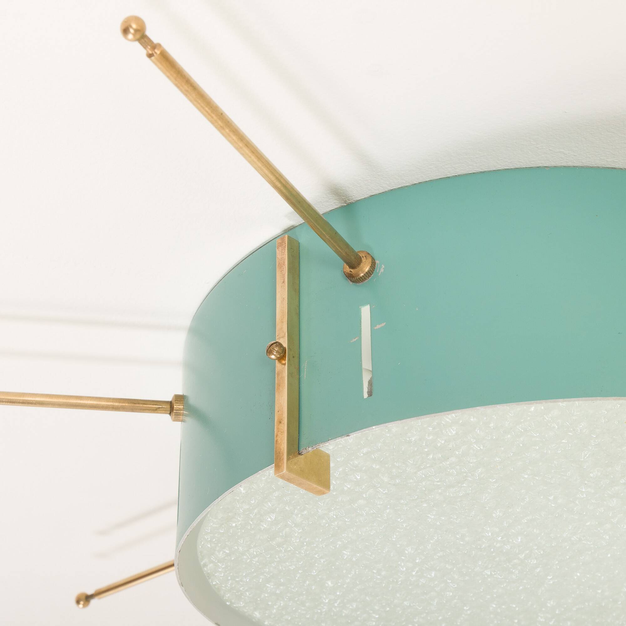 Italian mid century wall lights or ceiling flush mount lights