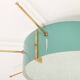 Italian mid century wall lights or ceiling flush mount lights