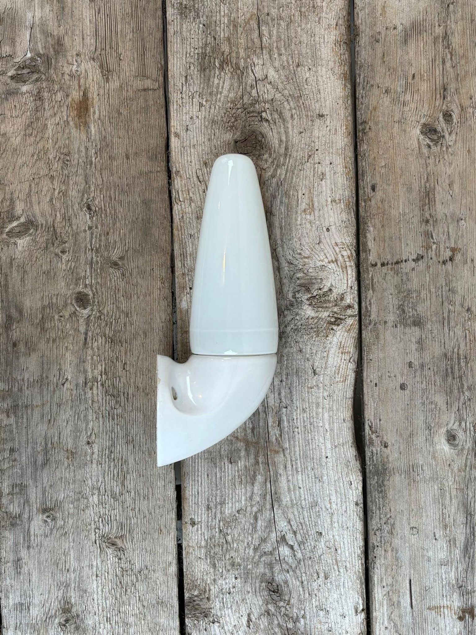 porcelain and opaline wall light - Denmark 70s/80s