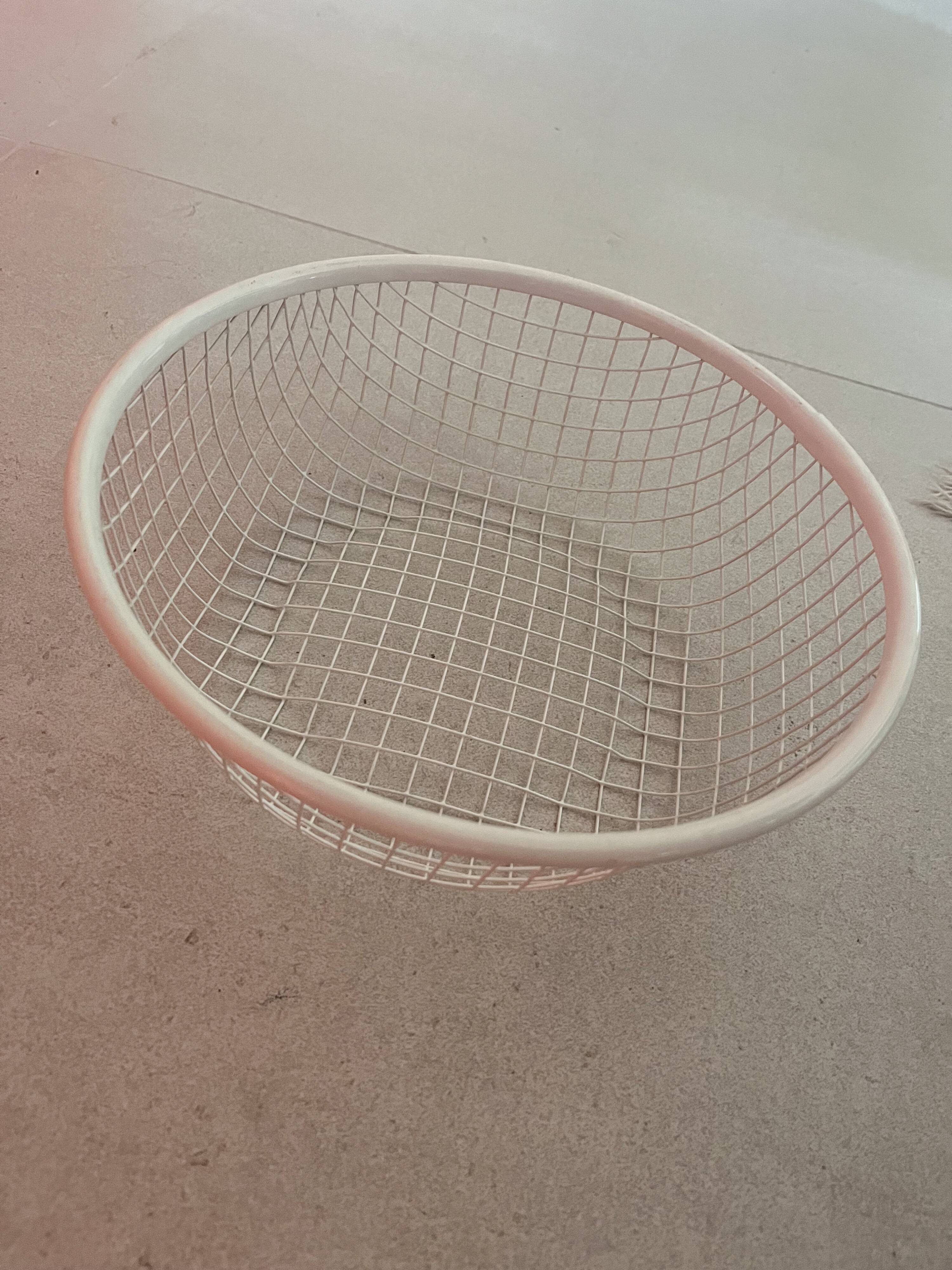 Set of egg basket and two small baskets for boiled eggs.