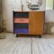 Meuble commode colorée années 60
