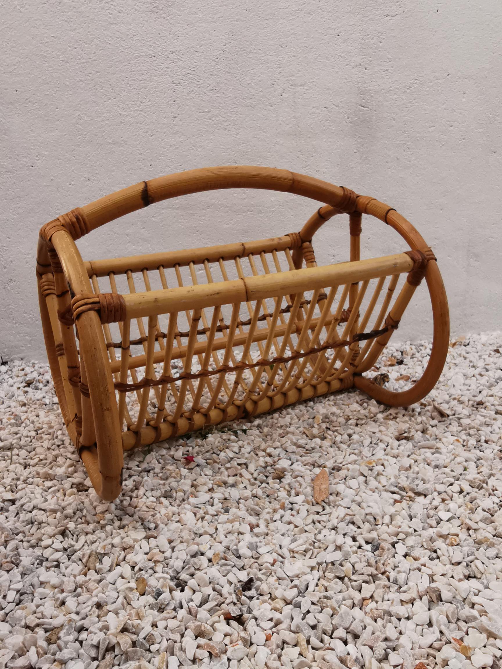 Rattan magazine door 1960