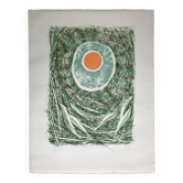 Cesare peverelli, sans titre. lithographie originale signée au crayon