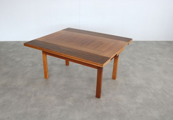 Table basse vintage   table à manger   réglable   années 1960