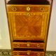 Transition style secretary, rosewood, gilded bronzes