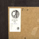 Miroir scandinave en chêne "GT Lux", Glas & Trä, Suède, 1960, 118x77