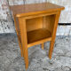 Antique Nightstand Light Wood Vintage Case