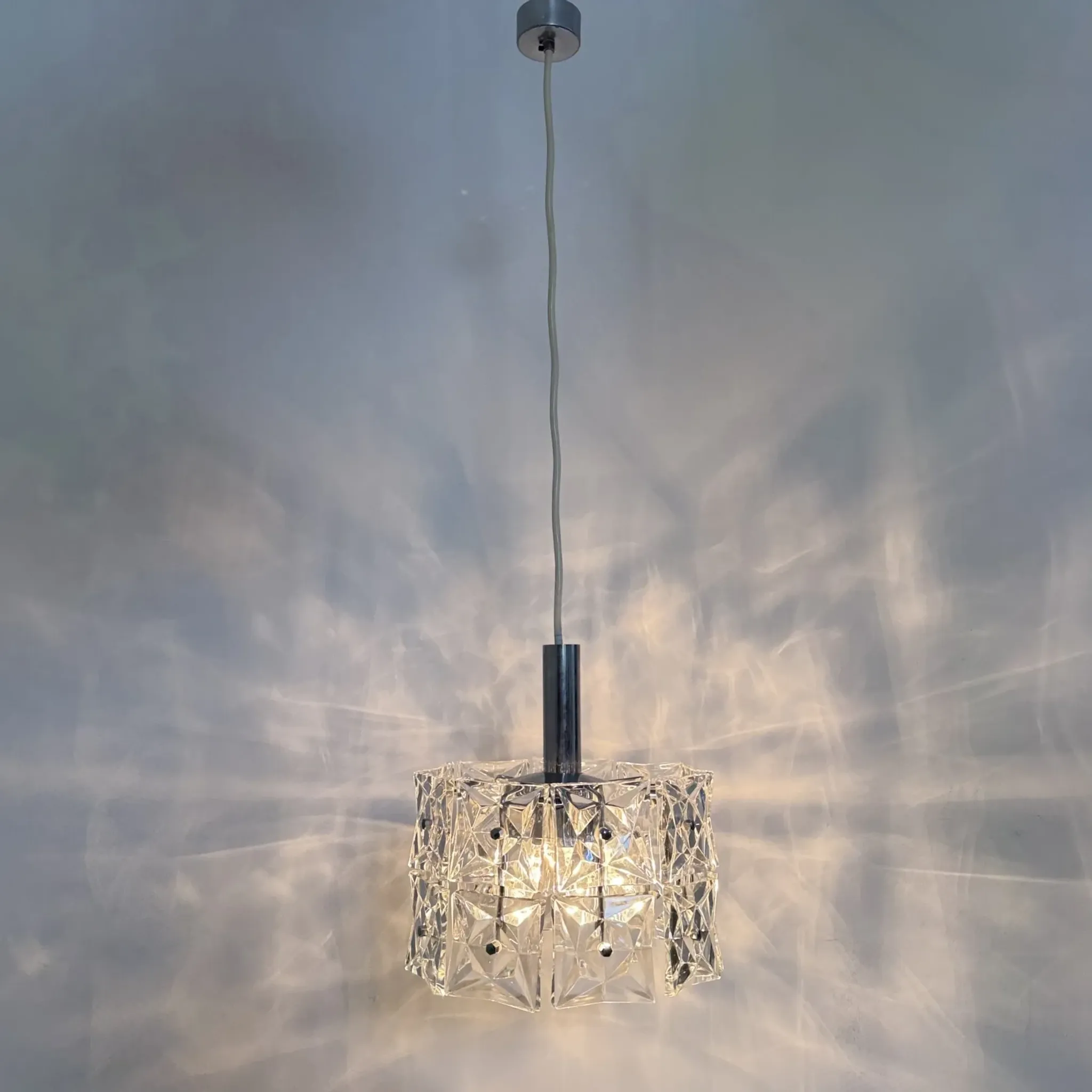 Mid-century design Kinkeldey hanging lamp, 1970s