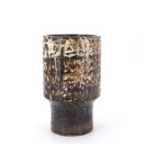 Fat lava ceramic vase by Pieter Groeneveldt, 1950s
