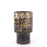 Fat lava ceramic vase by Pieter Groeneveldt, 1950s