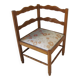 WOODEN CORNER CHAIR "FIREPLACE CORNER"