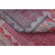 Tribal Turkish Vintage Runner, Pink Purple Handmade Oushak Runner 95x304