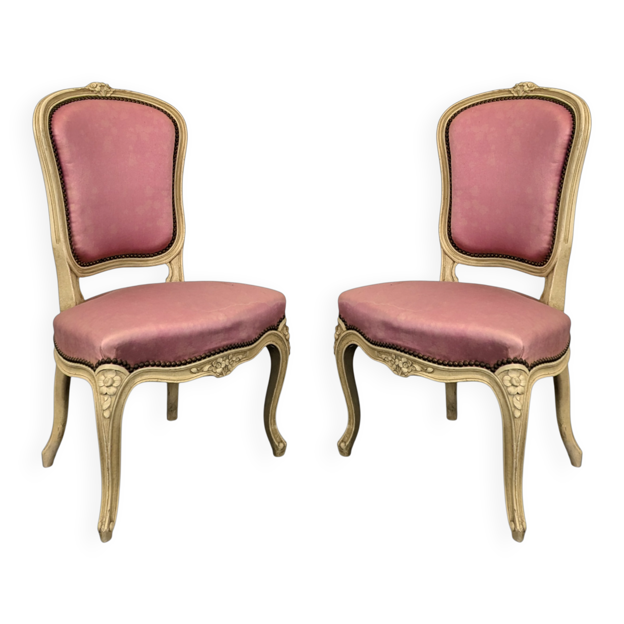 Pair of Louis XV style chairs