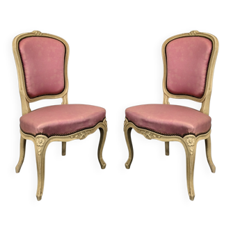 Pair of Louis XV style chairs