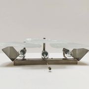 Lampe murale en verre de glace par J.T. Kalmar