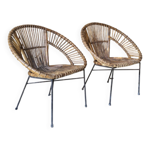 paire de fauteuils en