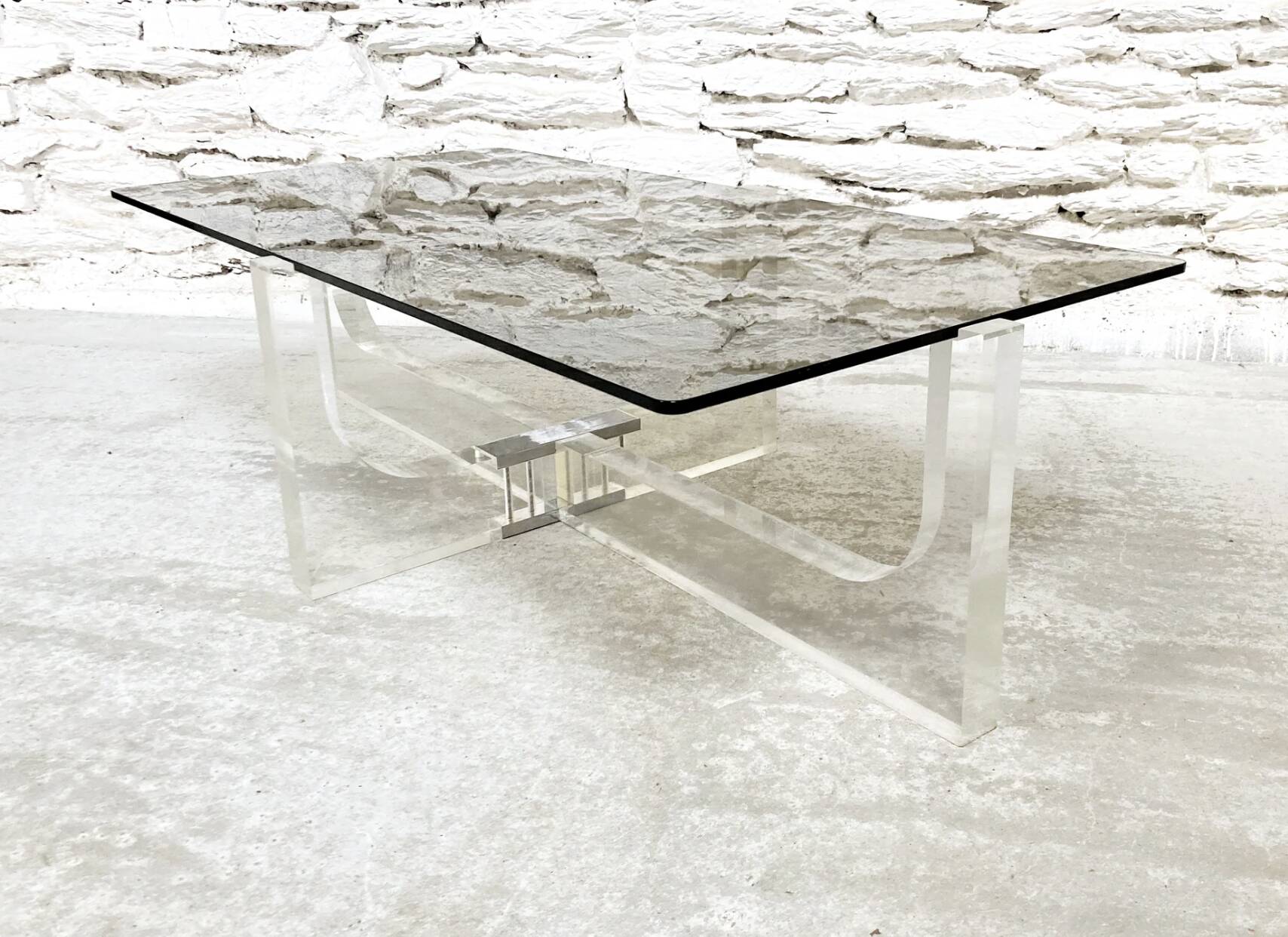 1970s coffee table by Michel Dumas