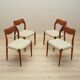 Set of four teak chairs, Danish design, 1960s, designer: Niels Otto Møller