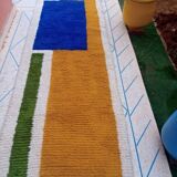 Traditional handmade hallway runner, size 75 x 300 cm