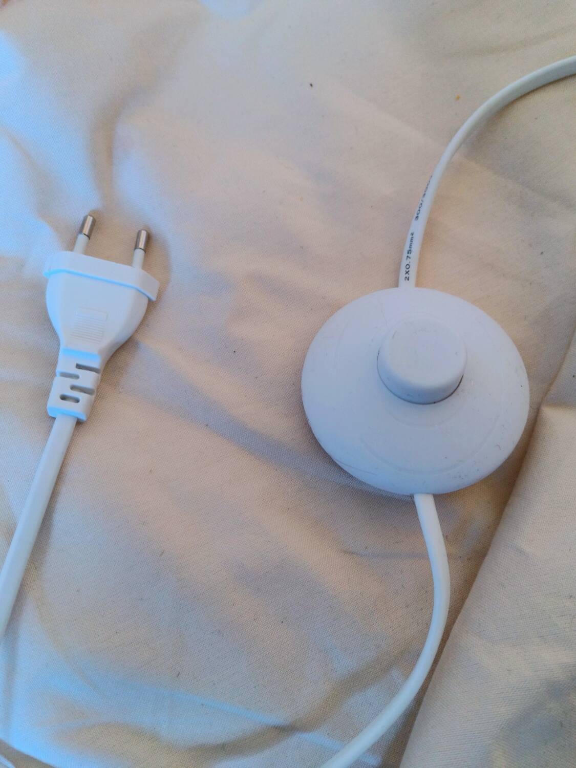 1970s Chrome Metal Lily of the Valley Lamp